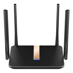 Routeur WiFi Cudy LT500D AC1200 4G LTE Dual Band - 1x Port Wan 10/100Mbps et 3x Ports Lan 10/100Mbps - 2x Antennes WiFi et 2x An