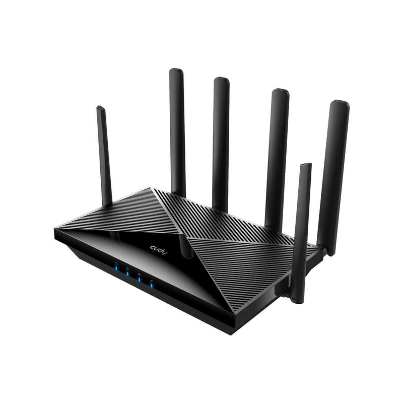 Cudy LT700 AC1200 Routeur WiFi 4G LTE CAT 6 - 4x Ports Lan 10/100/1000Mbps - 2x Emplacements Nano Sim - 6 Antennes Externes