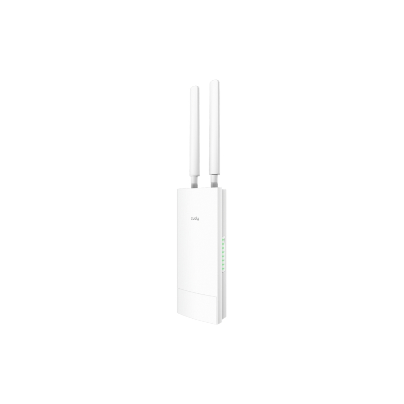Routeur Wi-Fi Gigabit 4G LTE extérieur Cudy AC1200 - Vitesse jusqu'à 1 000 Mbps - 1 port - 2 antennes 4G amovibles - Étanchéité