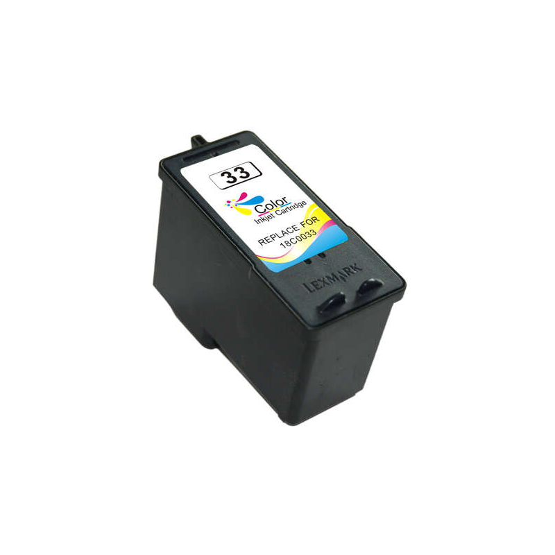 Cartouche d'encre générique Lexmark 33 couleurs - Remplace 18CX033E