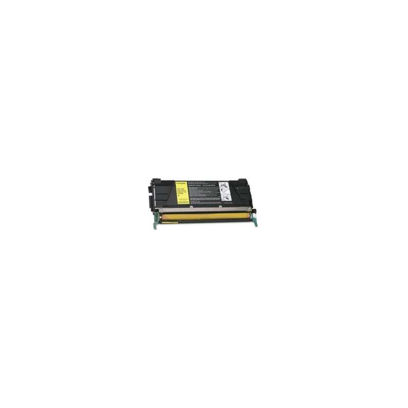 Lexmark C734/C736/X738 Cartouche de toner générique jaune - Remplace C734A1YG/C736H1YG