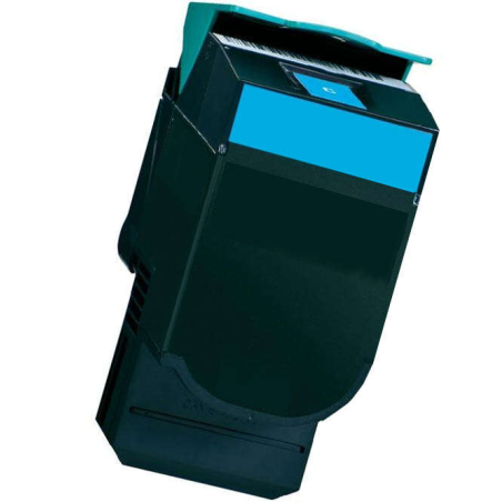 Lexmark CS421/CS521/CS622/CX421/CX522/CX622/CX625 Cartouche de toner générique cyan - Remplace 78C2XC0/78C2XCE/78C20C0