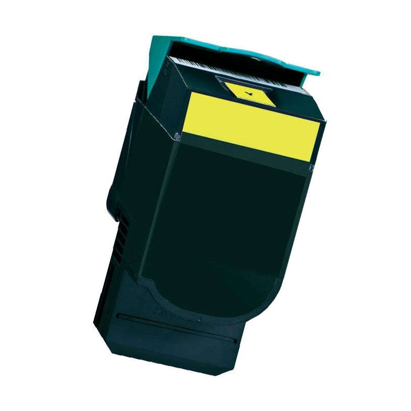 Lexmark CS421/CS521/CS622/CX421/CX522/CX622/CX625 Cartouche de toner générique jaune - Remplace 78C2XY0/78C2XYE/78C20Y0