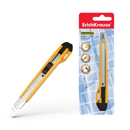 Cutter Erichkrause avec pince automatique universelle - lame autobloqu