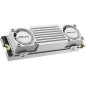 Disque dur solide PNY CS3150 SSD M2 2 To NVMe PCIe Gen5 x4 avec dissipateur thermique - Blanc