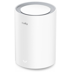 Système Wi-Fi Mesh double bande Cudy BE3600 7 Gigabits – Vitesse jusqu'à 1 000 Mbps – 3 ports – Antennes internes – Blanc