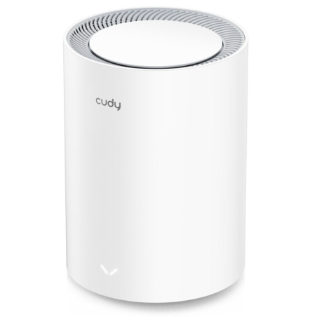 Système Wi-Fi Mesh double bande Cudy BE3600 7 Gigabits – Vitesse jusqu'à 1 000 Mbps – 3 ports – Antennes internes – Blanc