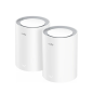 Systèmes Wi-Fi Mesh double bande Cudy BE3600 (lot de 2) 7 Gigabits - Vitesse jusqu'à 1 000 Mbit/s - 3 ports - Antennes internes