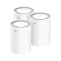 Systèmes Wi-Fi Mesh double bande Cudy BE3600, pack de 3, 7 Gigabits – Vitesse jusqu'à 1 000 Mbit/s – 3 ports – Antennes internes