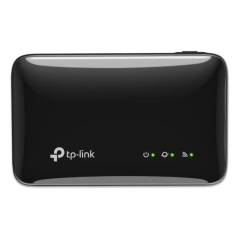 TP-Link M7005 Router de Banda Unica - Velocidad hasta 287Mbps - Portatil - WiFi 6 - Bateria de 2400mAh - USB-C - NanoSIM - Color