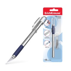 ✅ Couteau de papeterie Erichkrause - Couteaux de précision pour découpes de papier - Corps en métal avec poig en stock