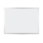 Bi-Office Ayda Tableau blanc double face en mélamine 900 x 600 mm – Permet un placement vertical ou horizontal – Cadre en alumin