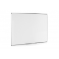 Tableau blanc magnétique Bi-Office Ayda 900x600 mm - Acier laqué - Permet un placement vertical ou horizontal - Cadre en alumini