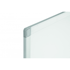 Tableau blanc magnétique Bi-Office Ayda 900x600 mm - Acier laqué - Permet un placement vertical ou horizontal - Cadre en alumini