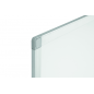 Tableau blanc magnétique Bi-Office Ayda 900x600 mm - Acier laqué - Permet un placement vertical ou horizontal - Cadre en alumini