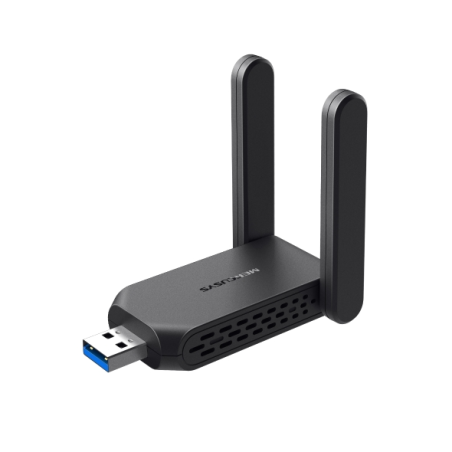 Adaptateur Wi-Fi double bande USB Mercusys MA32H AC1300 - USB 3.0 - Jusqu'à 867 Mbit/s en 5 GHz, jusqu'à 400 Mbit/s en 2,4 GHz -