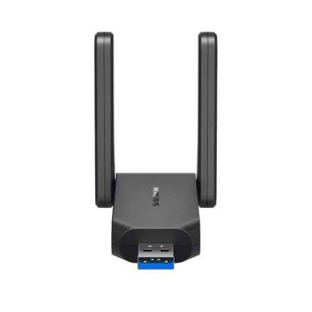 Adaptateur Wi-Fi double bande USB Mercusys MA32H AC1300 - USB 3.0 - Jusqu'à 867 Mbit/s en 5 GHz, jusqu'à 400 Mbit/s en 2,4 GHz -