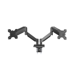 Support de bureau Mars Gaming MARMPRO2 avec bras articulés pour 2 écrans jusqu'à 32 pouces - Accessoires inclus - Articulation à