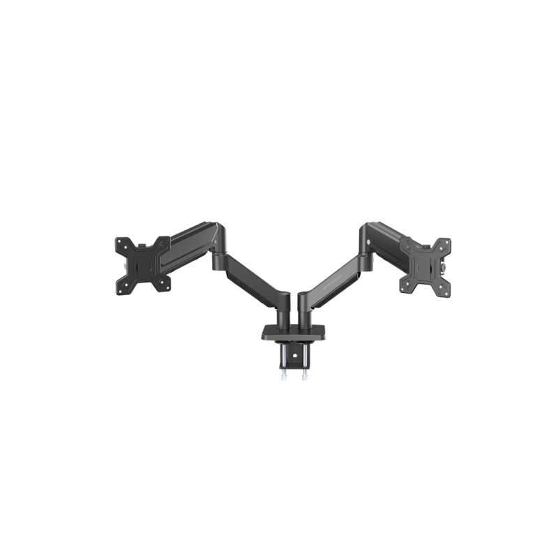 Support de bureau Mars Gaming MARMPRO2 avec bras articulés pour 2 écrans jusqu'à 32 pouces - Accessoires inclus - Articulation à