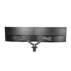 Support de bureau Mars Gaming MARMPRO2 avec bras articulés pour 2 écrans jusqu'à 32 pouces - Accessoires inclus - Articulation à