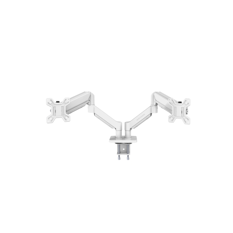 Support de bureau Mars Gaming MARMPRO2 avec bras articulés pour 2 écrans jusqu'à 32 pouces - Accessoires inclus - Articulation à