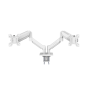 Support de bureau Mars Gaming MARMPRO2 avec bras articulés pour 2 écrans jusqu'à 32 pouces - Accessoires inclus - Articulation à
