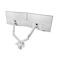 Support de bureau Mars Gaming MARMPRO2 avec bras articulés pour 2 écrans jusqu'à 32 pouces - Accessoires inclus - Articulation à