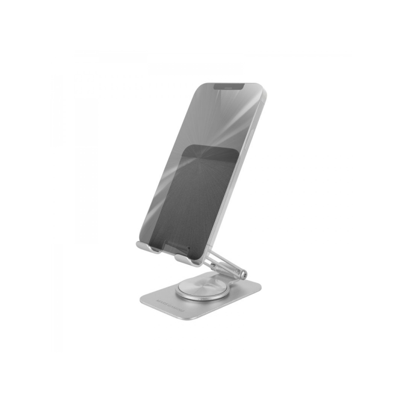Support pour Smartphone Mars Gaming MA-RSS - Aluminium léger - Rotation 360º - Réglage en hauteur 180º - Base antidérapante - Co