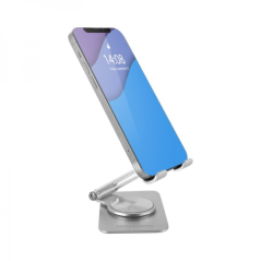 Support pour Smartphone Mars Gaming MA-RSS - Aluminium léger - Rotation 360º - Réglage en hauteur 180º - Base antidérapante - Co