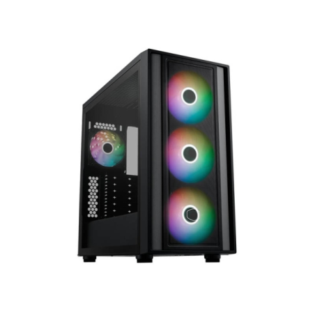 Boîtier moyen tour Cooler Master Masterbox 600 ATX/MicroATX/Mini-ITX - 3 ventilateurs avant RGB 140 mm - 1 ventilateur arrière R