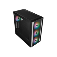 Boîtier moyen tour Cooler Master Masterbox 600 ATX/MicroATX/Mini-ITX - 3 ventilateurs avant RGB 140 mm - 1 ventilateur arrière R