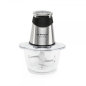 Orbegozo MC 4650 Hachoir 500 W - Récipient en verre d'une capacité de 1,2 L - 4 lames en acier inoxydable et 2 niveaux de puissa