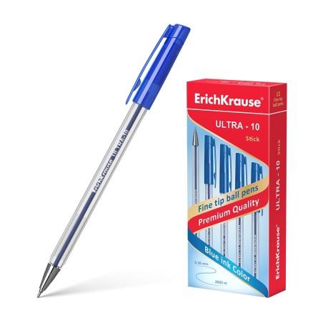 Stylo-bille bleu ErichKrause boîte