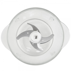 Orbegozo MC 4650 Hachoir 500 W - Récipient en verre d'une capacité de 1,2 L - 4 lames en acier inoxydable et 2 niveaux de puissa