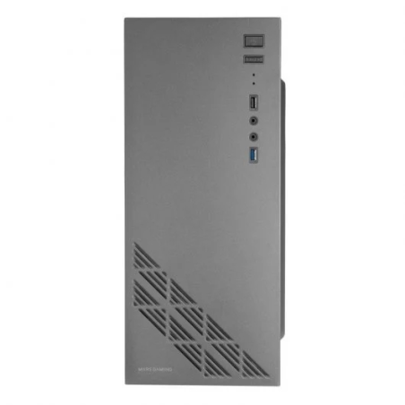 Mars Gaming MC100 ATX, Micro ATX, Mini-ITX Mid-Tower Case - Panneau latéral en acrylique - Taille du disque dur 2,5", 3,5" - USB