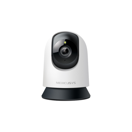 Caméra de sécurité WiFi Mercusys MC200 1080p - Vision nocturne jusqu'à 12 m - Rotation à 360° - Audio bidirectionnel - Blanche