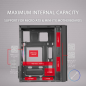 Boitier Gaming Compact Mars Gaming MC300 - Fenêtre en Verre Trempé - Triple Ventilation - Support Refroidissement Liquide - Écla