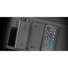 Boîtier tour ATX Mars Gaming MC-3GFPRO - 2 ventilateurs ARGB arrière préinstallés - Triple vitrage chromé - Montage vertical de