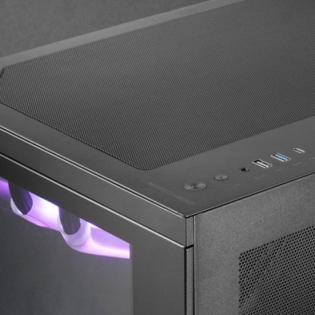Boîtier de jeu Mars Gaming CUSTOM MC-3TCORE - Triple verre trempé - Support 10 ventilateurs - Cartes mères à connecteur inversé
