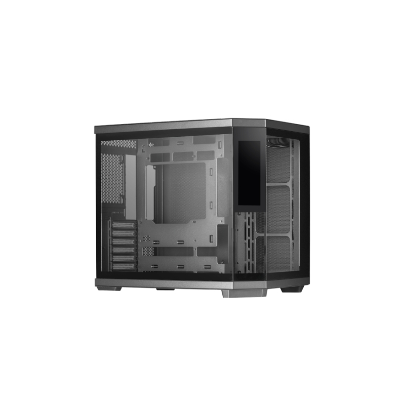 Boîtier tour ATX Mars Gaming MC-3TCORELCD - Écran IPS personnalisable 7,2" - Triple vitrage trempé - Compatible refroidissement