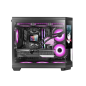 Boîtier tour ultra-compact Mars Gaming MC-3TCORELCDM - Compatible MicroATX/Mini-ITX - Triple vitrage trempé - Écran IPS personna