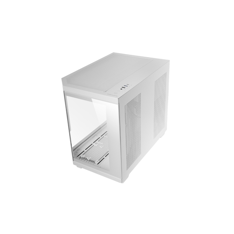 Boîtier mini-tour ultra-compact Mars Gaming MC-3TCORELCDM - Compatible MicroATX/Mini-ITX - Triple vitrage trempé - Écran IPS per