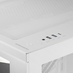 Boîtier mini-tour ultra-compact Mars Gaming MC-3TCORELCDM - Compatible MicroATX/Mini-ITX - Triple vitrage trempé - Écran IPS per