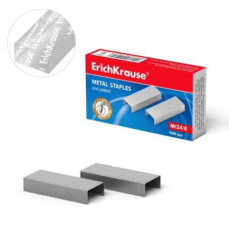 Agrafes Erichkrause ?24/6 - 1000 agrafes haute qualité et résistantes