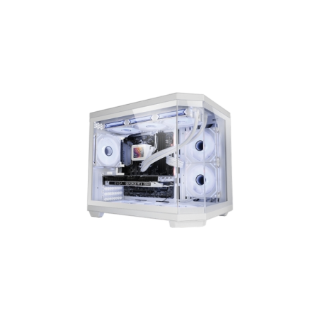 Boîtier tour ultra-compacte Mars Gaming MC-3TCOREM - Compatible MicroATX/Mini-ITX - Triple vitrage trempé - Double caméra - 5 em