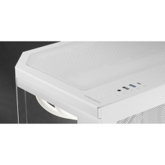 Boîtier tour ultra-compacte Mars Gaming MC-3TCOREM - Compatible MicroATX/Mini-ITX - Triple vitrage trempé - Double caméra - 5 em