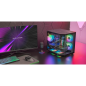 Boîtier tour ultra-compact Mars Gaming MC-3TLITE - Ventilateur FRGB intégré de 120 mm - Triple panneau en verre trempé - Compati