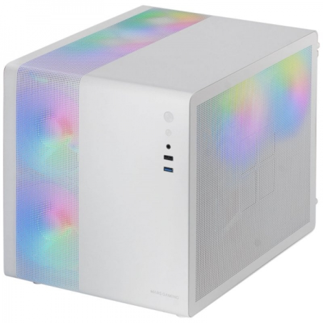 Boitier Compact Professionnel Mars Gaming MC-MPRO - Double Chambre - Triple Refroidissement - Verre Trempé - Panneau Mesh - Supp