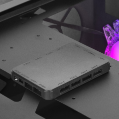 Tour Mars Gaming MC51 Premium - 5 Ventilateurs ARGB - Contrôleur avec Télécommande - Double Fenêtre en Verre Trempé - 40 Effets