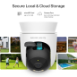 Caméra extérieure WiFi Mercusys MC510 2K QHD - Vision nocturne couleur - Rotation à 360° - Détection intelligente - Blanche